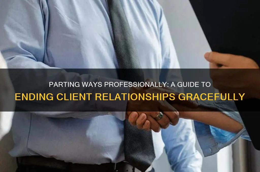 how to fire client politely