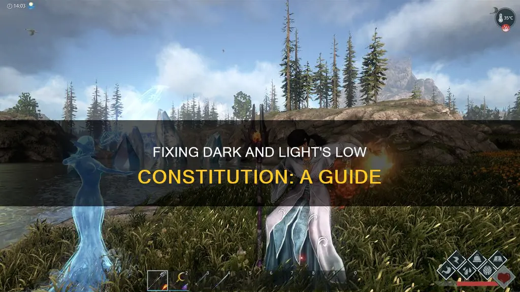 how to fix low constitution dark and light