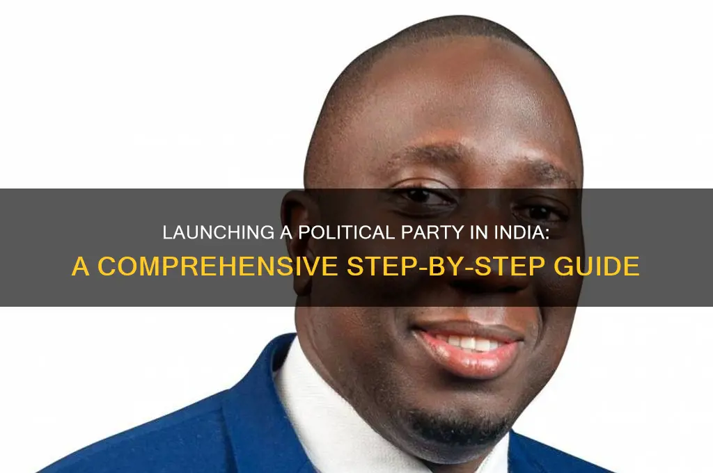 how to float a political party in india