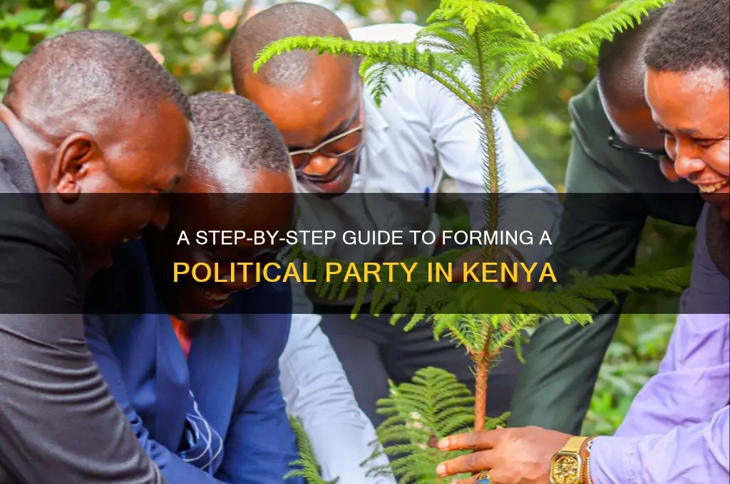 how to form a political party in kenya