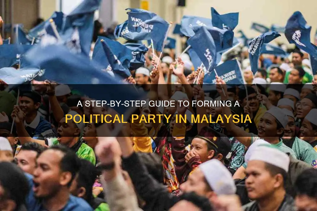 how to form a political party in malaysia