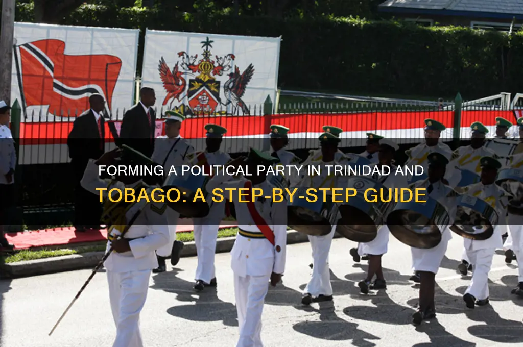 how to form a political party in trinidad and tobago
