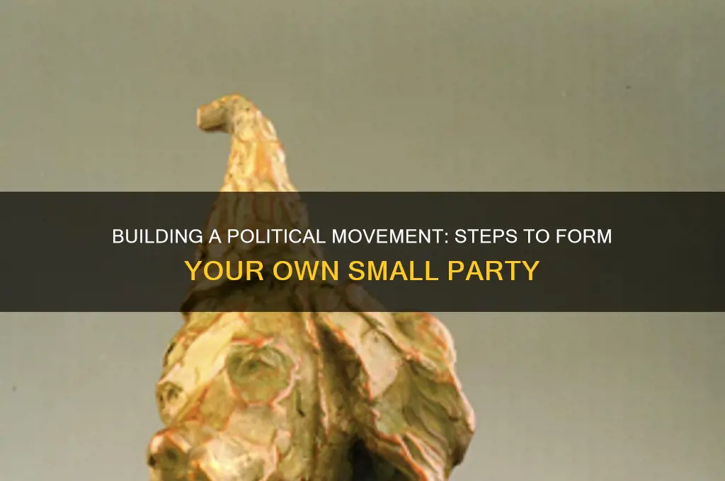 how to form a small political party