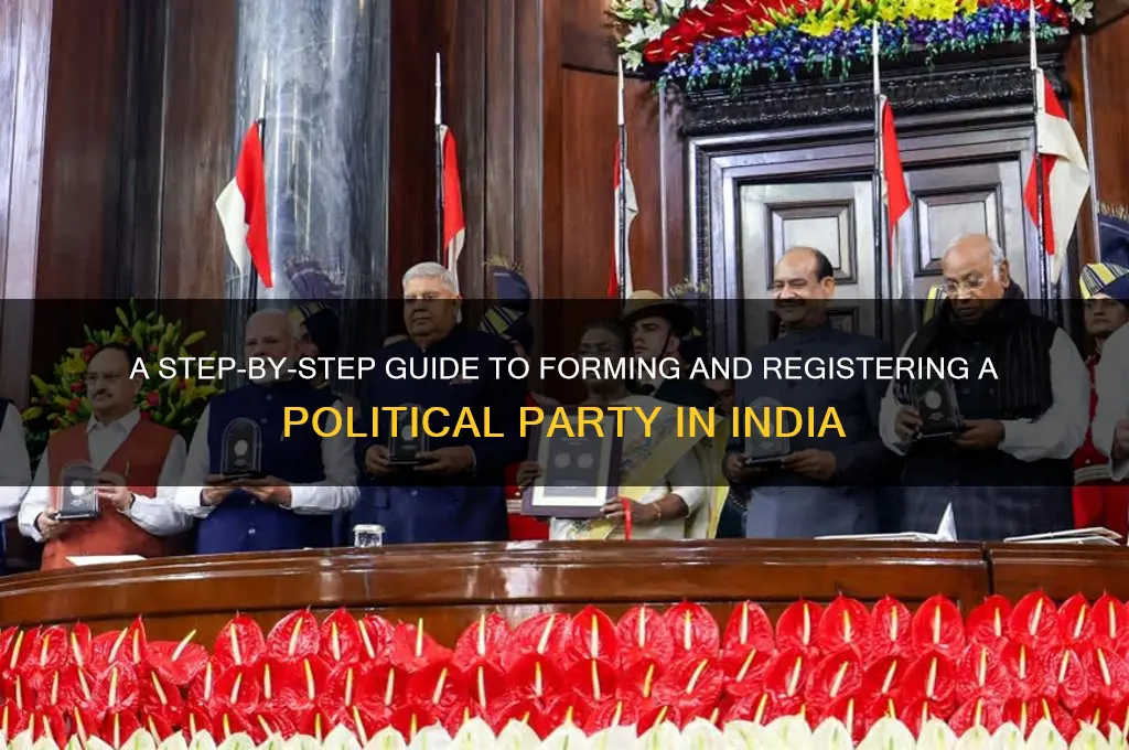 how to form and register a political party in india