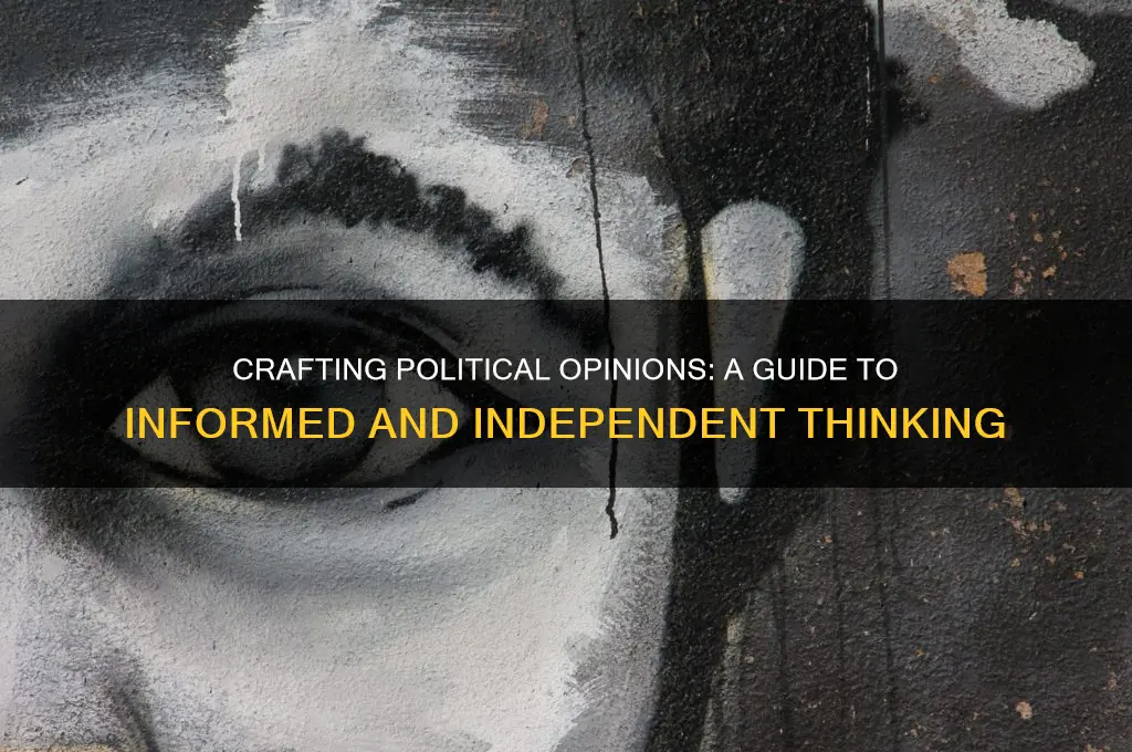 how to form political opinions