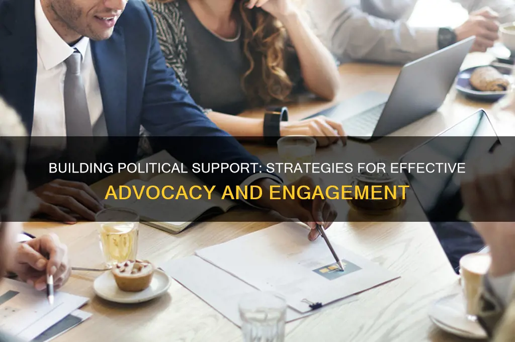 how to gain political support