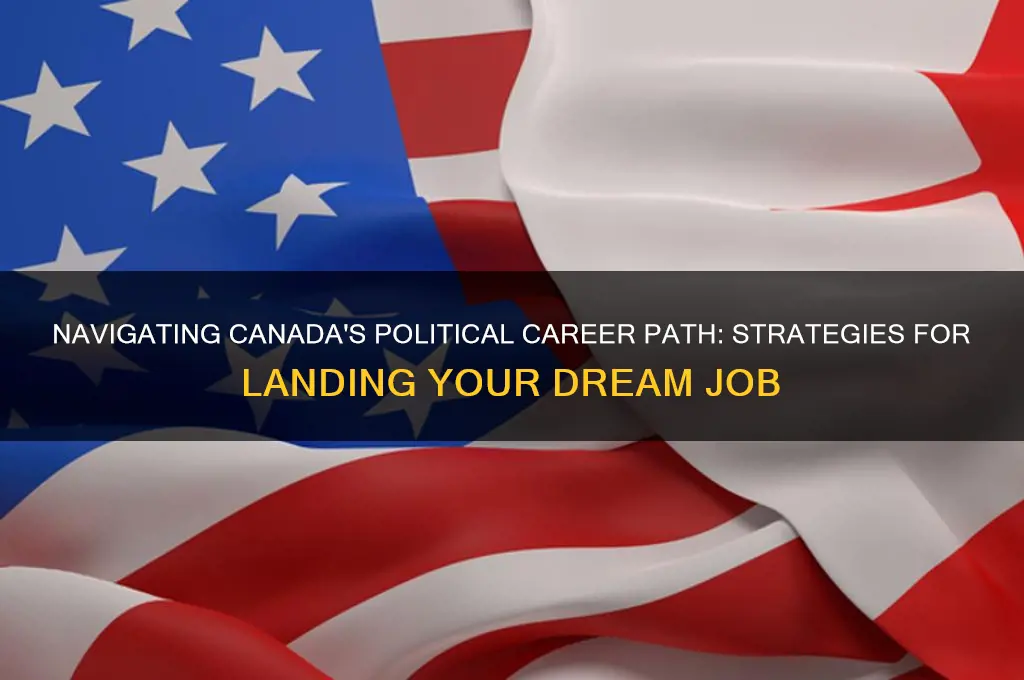 how to get a job in politics in canada