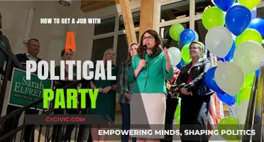 Navigating the Path to a Career with a Political Party