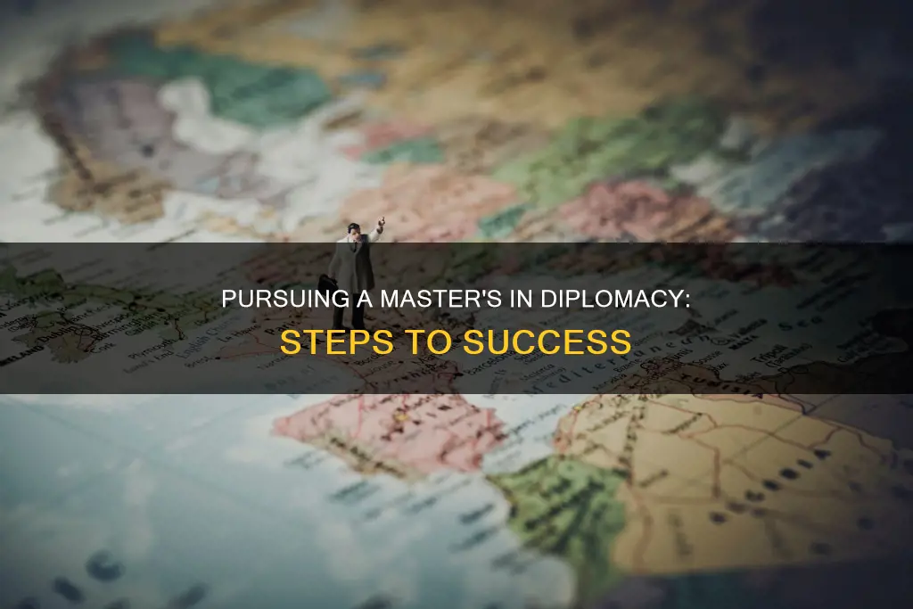how to get a masters degree in diplomacy