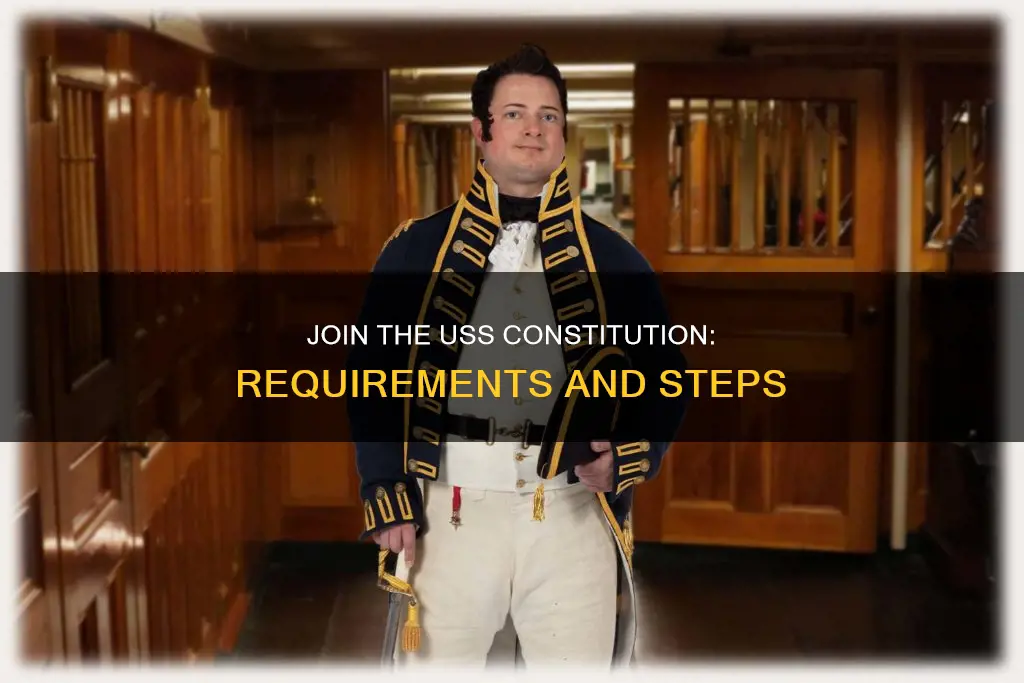 how to get assigned to the uss constitution