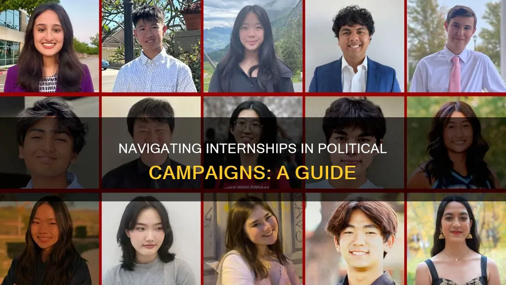 how to get internships at political campaigns