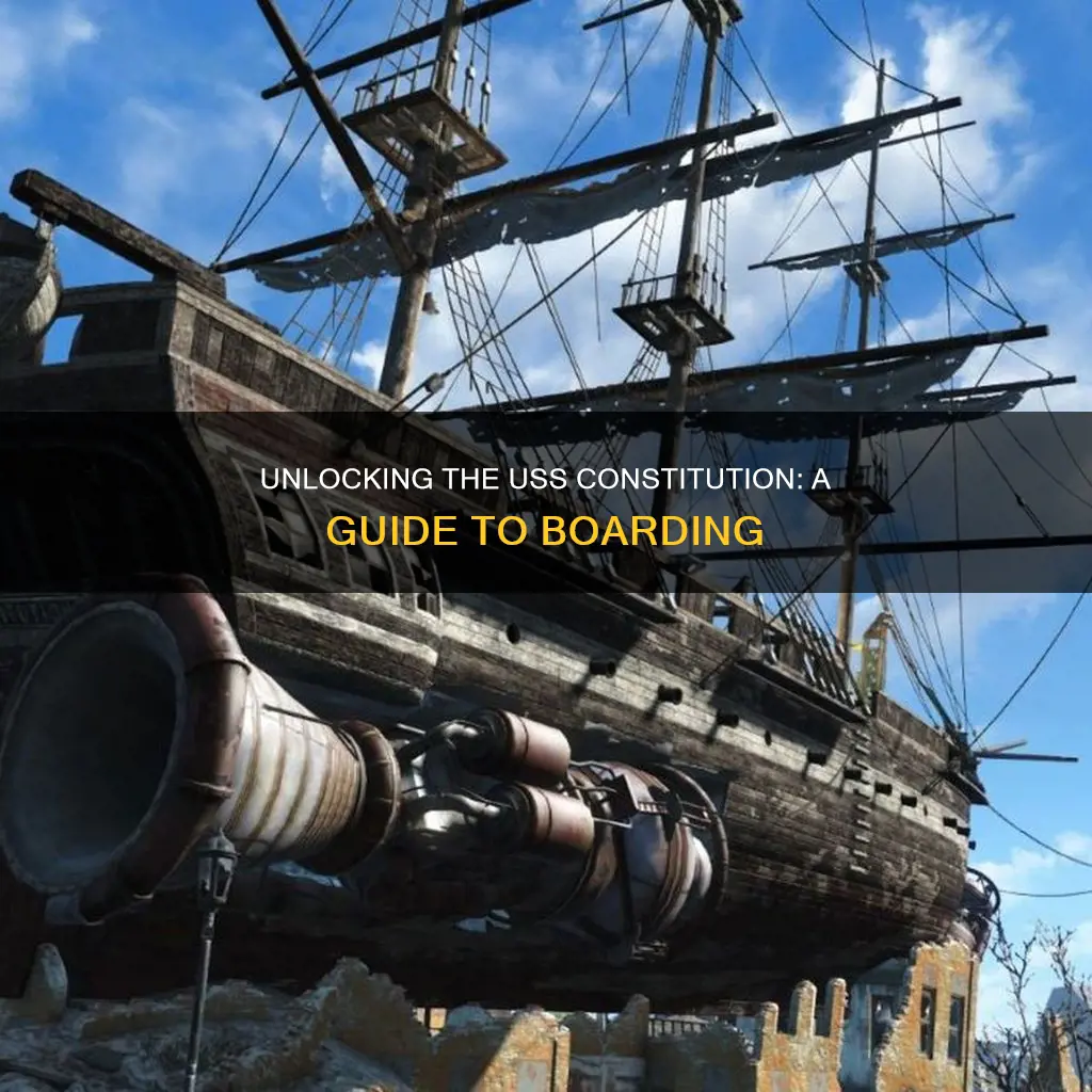 how to get into the uss constitution fo4