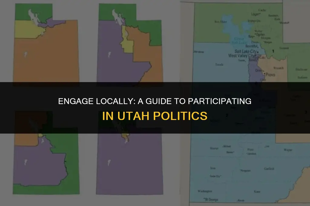 how to get involved in utah politics