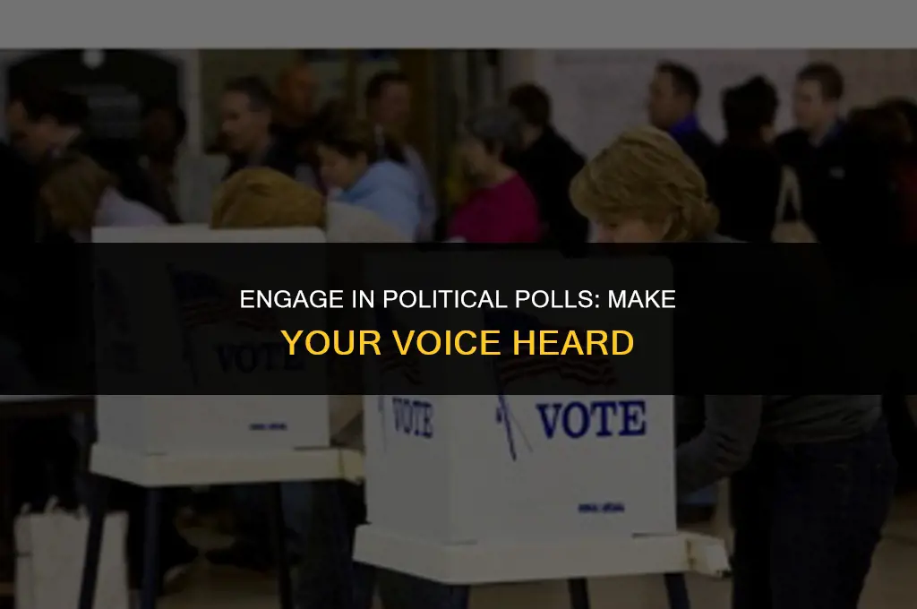 how to get involved with political polls