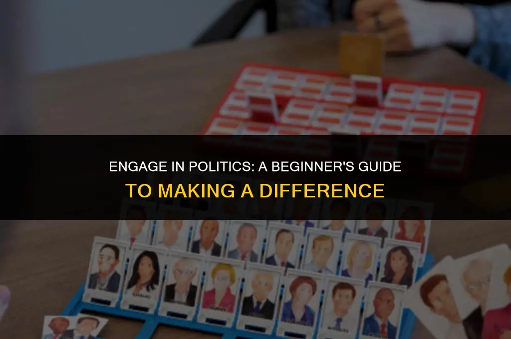how to get invovled in politics