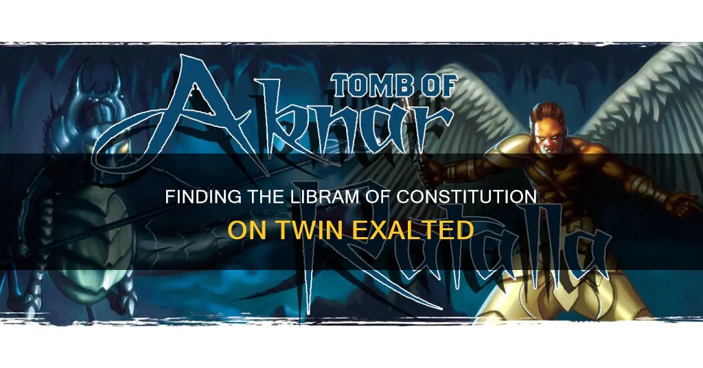 how to get libram of constitution on twin