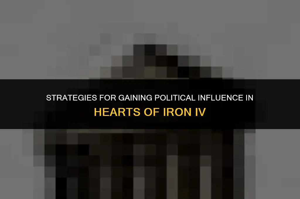 how to get more political power hoi4