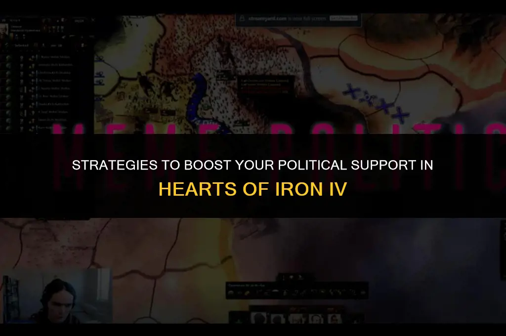how to get more political support points hoi4