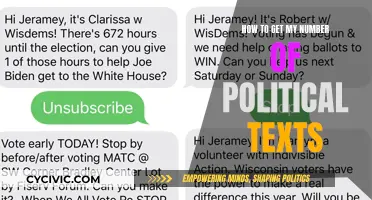 Texts from Political Campaigns: How Many Can I Expect?