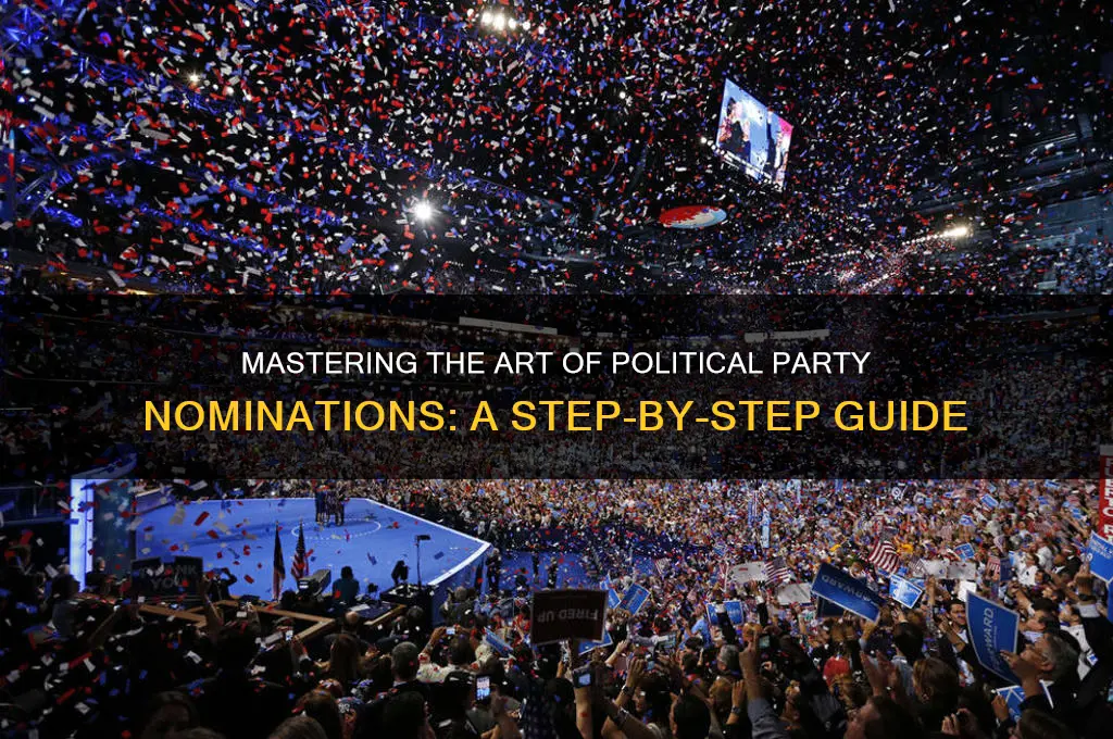 how to get nominated by political party