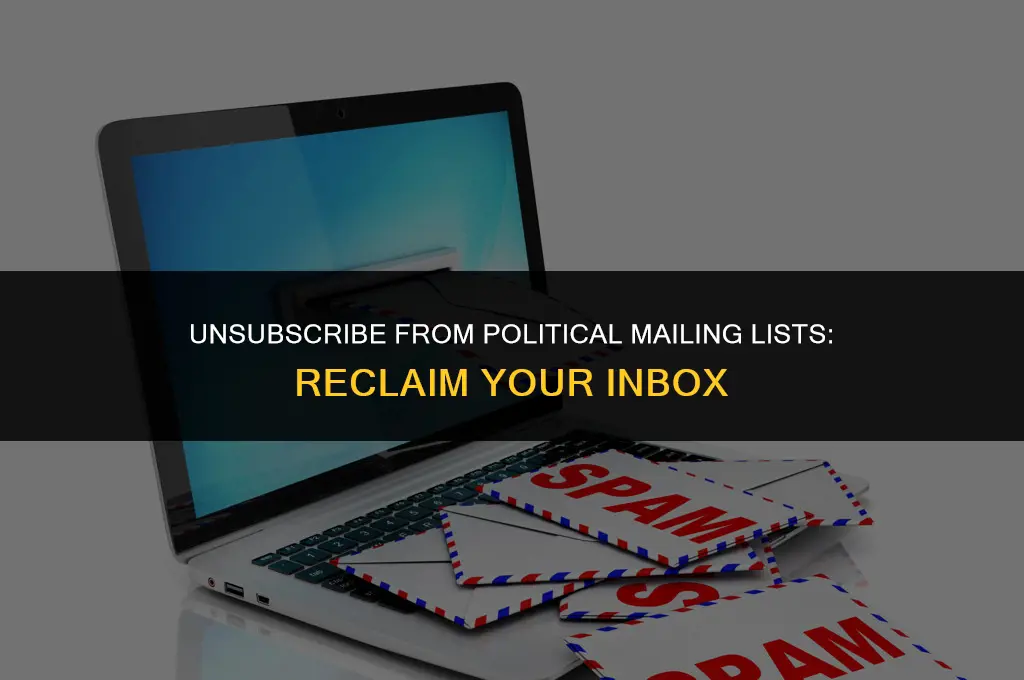 how to get off of political mailing lists