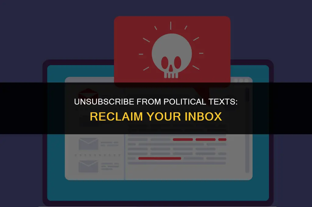 how to get off of political text lists