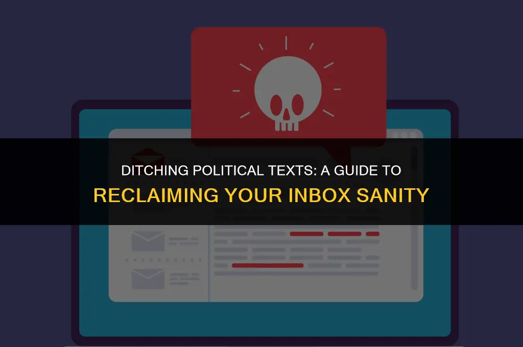 how to get off of political texts