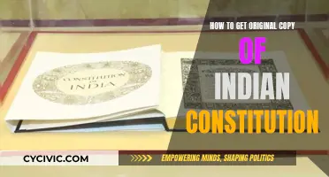 Obtaining India's Constitution: An Original Copy