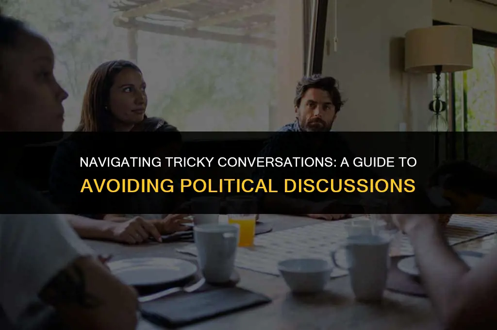 how to get out of discussing politics