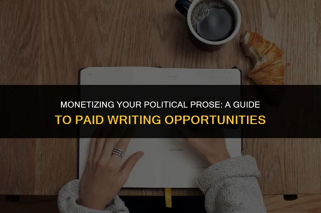 how to get paid for writing articles about politics