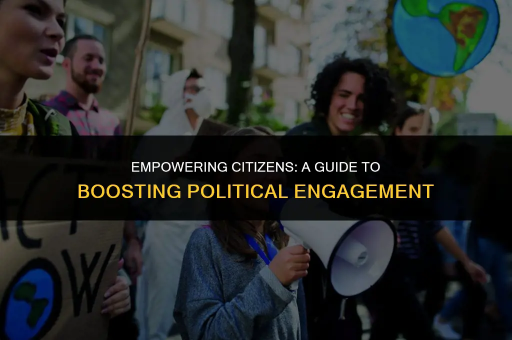 how to get people more politically involved
