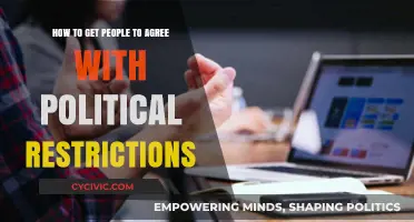 Persuasion Tactics: Gaining Consensus on Political Restrictions