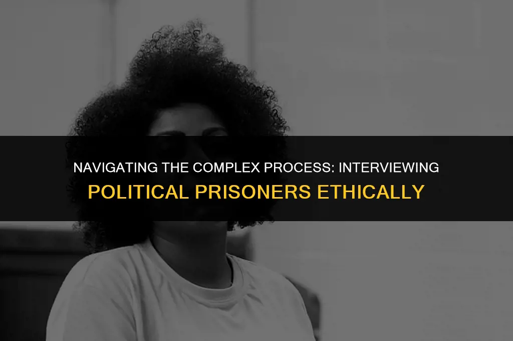 how to get permission to interview political prisoners