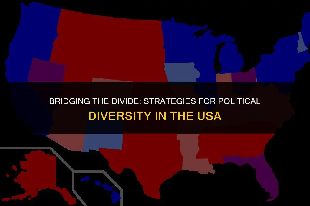how to get political diversity in usa