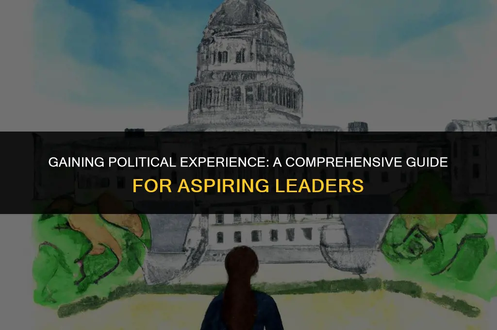 how to get political experience