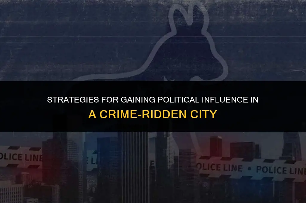 how to get political power in crime city