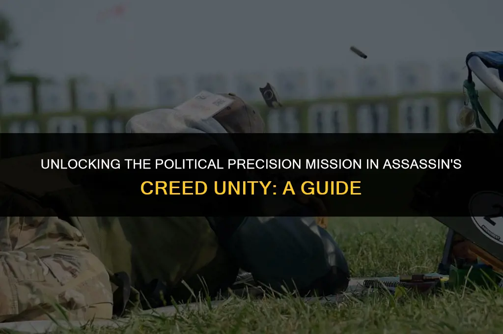 how to get political prescuetion mission in assassin