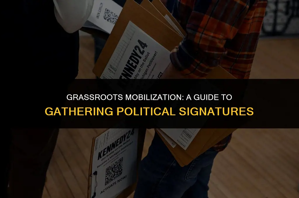 how to get political signatures