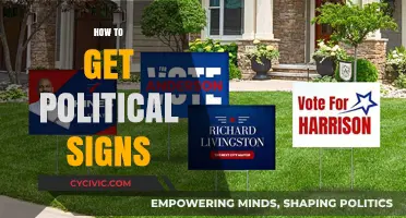 Navigating the Process: How to Obtain Political Signs for Your Campaign