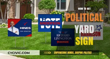 Navigating the Process: How to Obtain Political Yard Signs