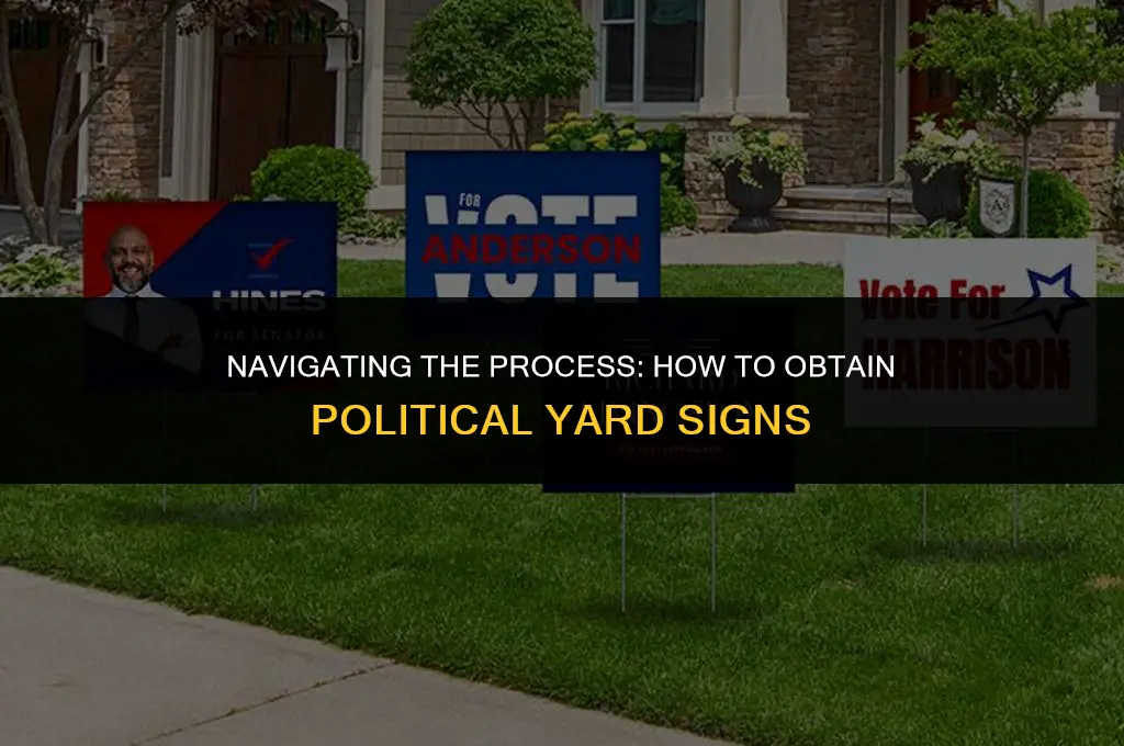 how to get political yard sign