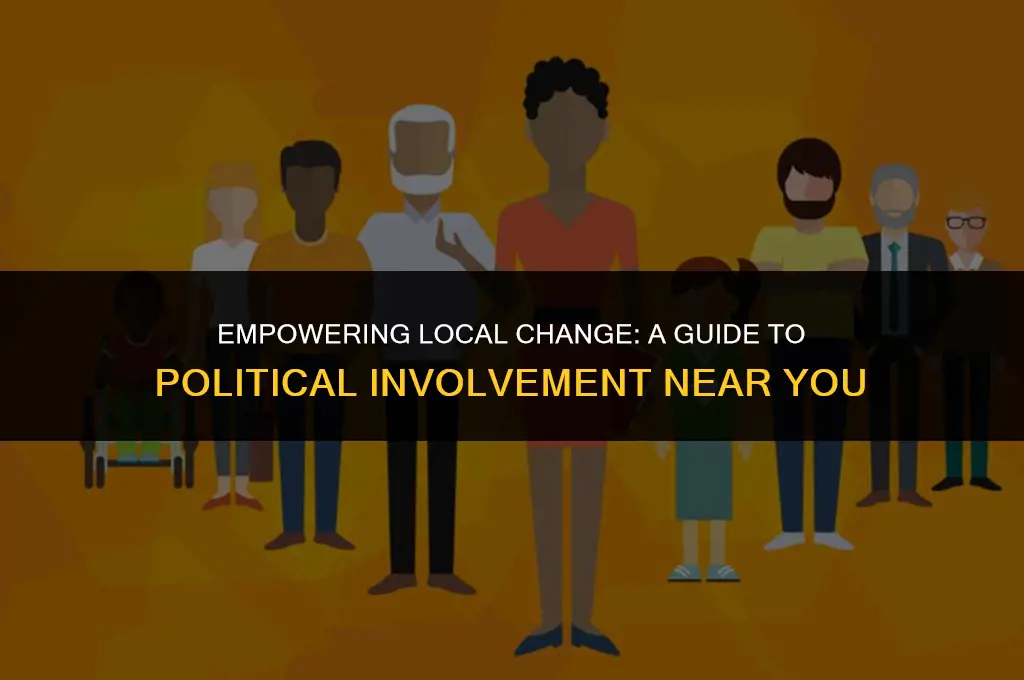 how to get politically involved around me
