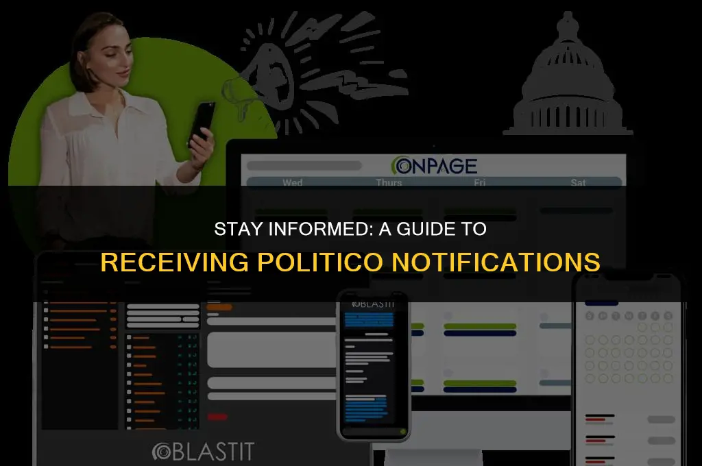 how to get politico nofications