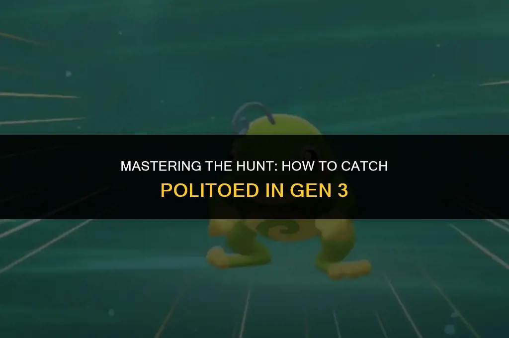 how to get politoed gen 3