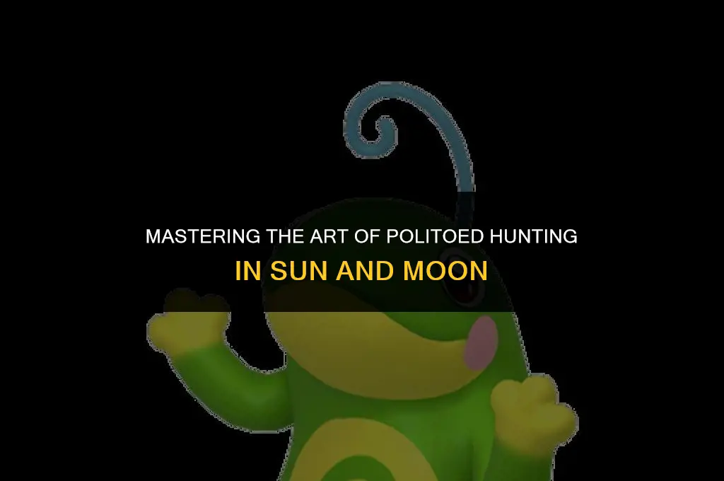 how to get politoed in sun and moon