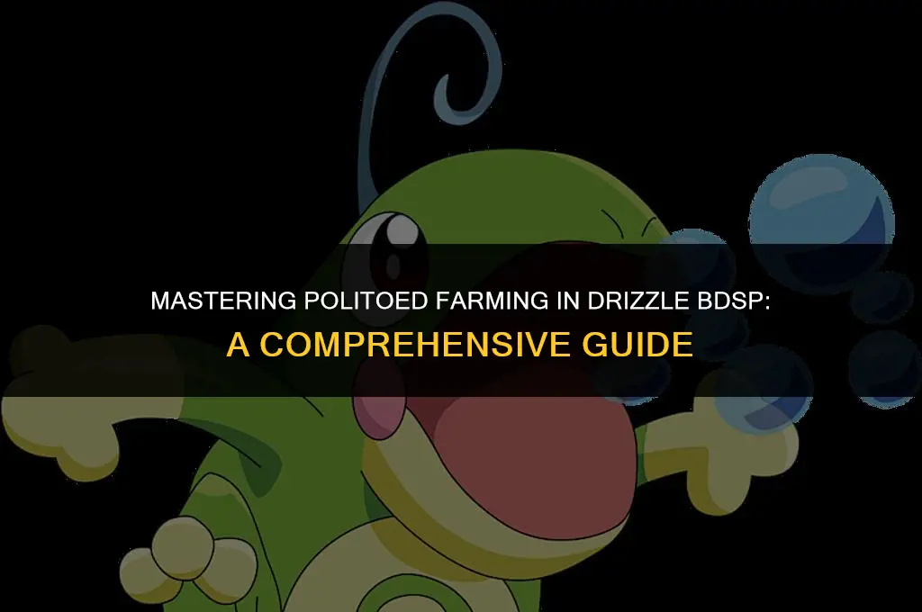 how to get politoed with drizzle bdsp