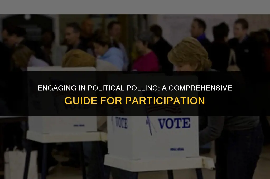 how to get polled for politics