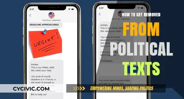 Opting Out: A Guide to Stopping Political Texts
