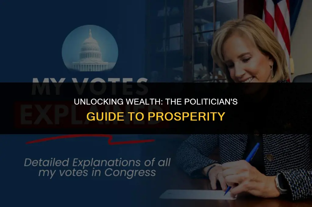 how to get rich in politics
