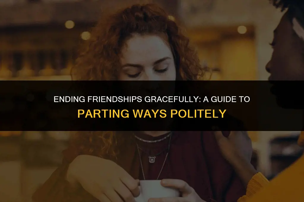 how to get rid of a friend politely